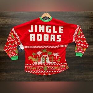 Universal Studios Jurassic Park Christmas Jingle Roar Spirit Jersey Adult Large